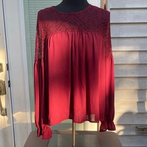 Free Generation Burg w/ Lace Blouse L